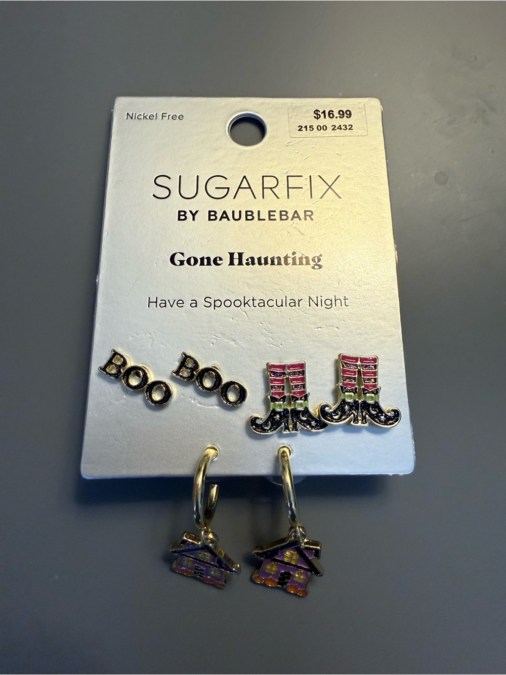✨3/$25 Sugarfix by Baublebar Gone Hauntng Earring Set